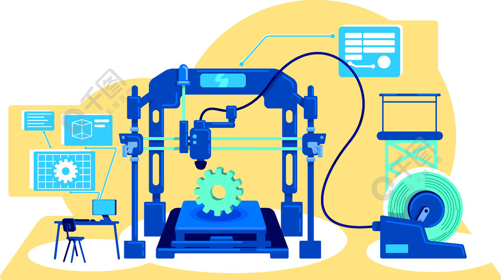 數(shù)字藝術(shù)賦能網(wǎng)頁設(shè)計 2D卡通插圖與工業(yè)工廠的創(chuàng)意融合